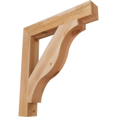 Ekena Millwork H 5.5'' W X 40'' D Wood Bracket/corbel In Western Red Cedar