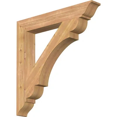 Ekena Millwork H 5.5'' W X 40'' D Wood Bracket/corbel In Western Red Cedar