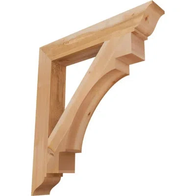 Ekena Millwork H 5.5'' W X 40'' D Wood Bracket/corbel In Western Red Cedar