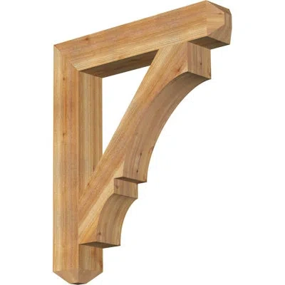 Ekena Millwork H 6 W D In Rough Sawn Western Red Cedar