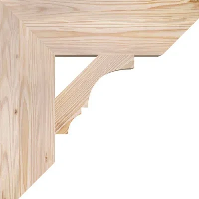 Ekena Millwork H 6'' W X 40'' D Wood Bracket/corbel