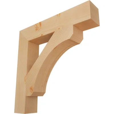 Ekena Millwork H 6'' W X 40'' D Wood Bracket/corbel In Douglas Fir