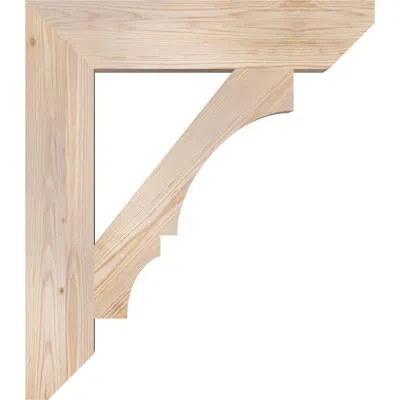 Ekena Millwork H 6'' W X 40'' D Wood Bracket/corbel In Douglas Fir