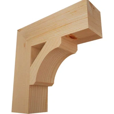Ekena Millwork H 6'' W X 40'' D Wood Bracket/corbel In Douglas Fir