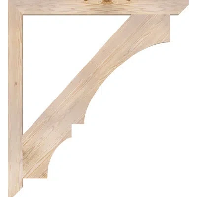 Ekena Millwork H 6'' W X 40'' D Wood Bracket/corbel In Douglas Fir