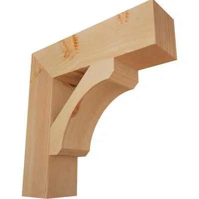 Ekena Millwork H 6'' W X 40'' D Wood Bracket/corbel In Douglas Fir