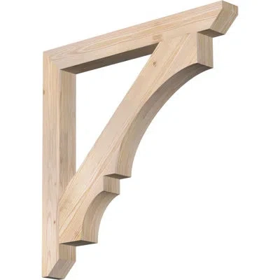 Ekena Millwork H 6'' W X 40'' D Wood Bracket/corbel In Douglas Fir