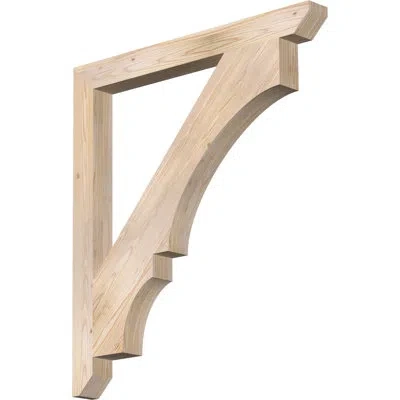 Ekena Millwork H 6'' W X 40'' D Wood Bracket/corbel In Douglas Fir