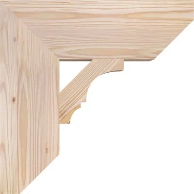 Ekena Millwork H 6'' W X 40'' D Wood Bracket/corbel In Douglas Fir
