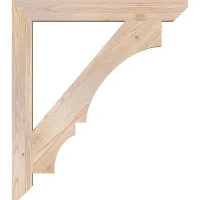 Ekena Millwork H 6'' W X 40'' D Wood Bracket/corbel In Douglas Fir