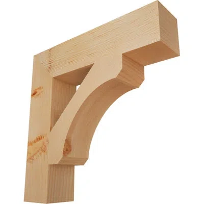 Ekena Millwork H 6'' W X 40'' D Wood Bracket/corbel In Douglas Fir