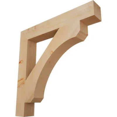 Ekena Millwork H 6'' W X 40'' D Wood Bracket/corbel In Douglas Fir