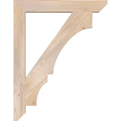 Ekena Millwork H 6'' W X 40'' D Wood Bracket/corbel In Douglas Fir