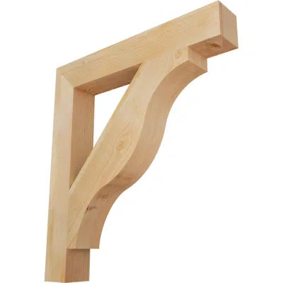 Ekena Millwork H 6'' W X 40'' D Wood Bracket/corbel In Douglas Fir