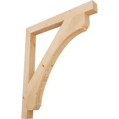 Ekena Millwork H 6'' W X 40'' D Wood Bracket/corbel In Douglas Fir