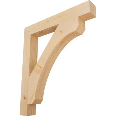 Ekena Millwork H 6'' W X 40'' D Wood Bracket/corbel In Douglas Fir