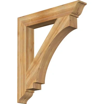 Ekena Millwork H 6'' W X 40'' D Wood Bracket/corbel In Western Red Cedar