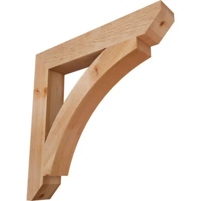 Ekena Millwork H 6'' W X 40'' D Wood Bracket/corbel In Western Red Cedar