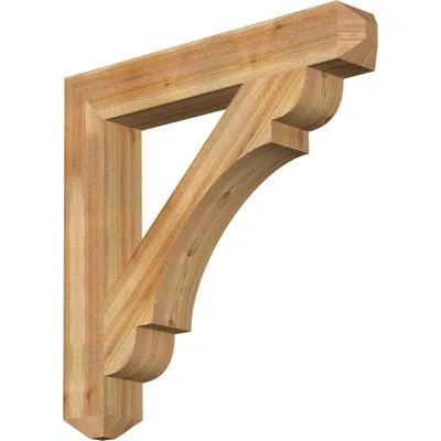 Ekena Millwork H 6'' W X 40'' D Wood Bracket/corbel In Western Red Cedar