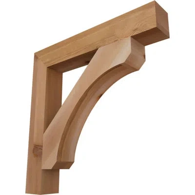 Ekena Millwork H 6'' W X 40'' D Wood Bracket/corbel In Western Red Cedar