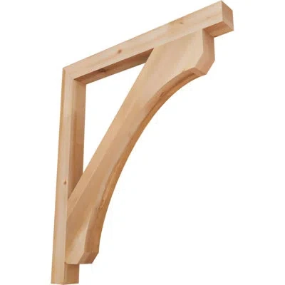 Ekena Millwork H 6'' W X 40'' D Wood Bracket/corbel In Western Red Cedar