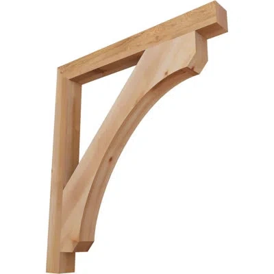 Ekena Millwork H 6'' W X 40'' D Wood Bracket/corbel In Western Red Cedar