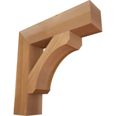 Ekena Millwork H 6'' W X 40'' D Wood Bracket/corbel In Western Red Cedar