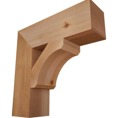 Ekena Millwork H 6'' W X 40'' D Wood Bracket/corbel In Western Red Cedar