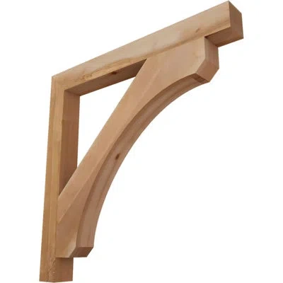 Ekena Millwork H 6'' W X 40'' D Wood Bracket/corbel In Western Red Cedar