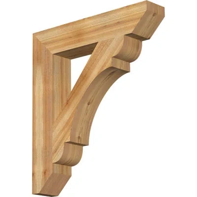 Ekena Millwork H 6'' W X 40'' D Wood Bracket/corbel In Western Red Cedar