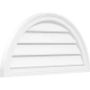 Ekena Millwork Half Round Surface Mount: Functional, Brickmould Frame Pvc Gable Vent