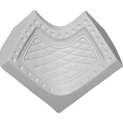 Ekena Millwork Heaton 2 1/2"h X 2 1/2"d Inside Corner For Moulding Profiles In White