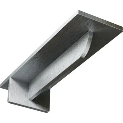 Ekena Millwork Heaton Steel Hidden Support Bracket In Unfinished Steel