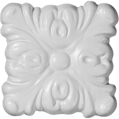 Ekena Millwork Holmdel 3"h X 3"w Rosette In White