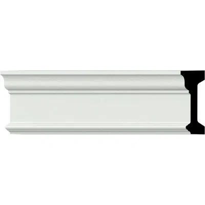 Ekena Millwork Holmdel 4 5/8"h X 94 1/2"w X 1 3/4"d Chair Rail In White