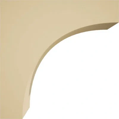 Ekena Millwork Huntington Signature Urethane Corbel, Primed Tan In Primed Tan;primed Tan