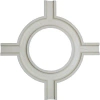 Ekena Millwork Inner Circle Intersection For 5" Traditional Coffered Ceiling System In White