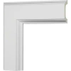 Ekena Millwork Inner Corner For 5" Traditional Coffered Ceiling System In White