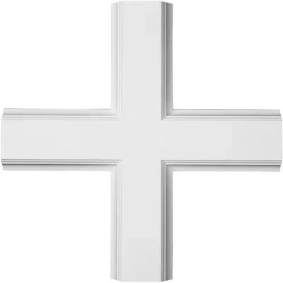 Ekena Millwork Inner Cross Intersection For 5" Traditional Coffered Ceiling System In White