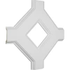 Ekena Millwork Inner Diamond Intersection For 8" Traditional Coffered Ceiling System In White