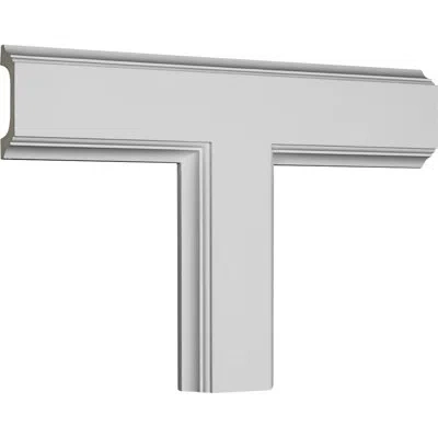 Ekena Millwork Inner Tee For 5" Traditional Coffered Ceiling System In White