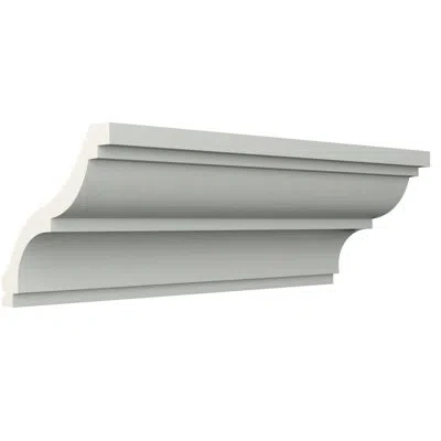Ekena Millwork Isabel Crown Moulding In White