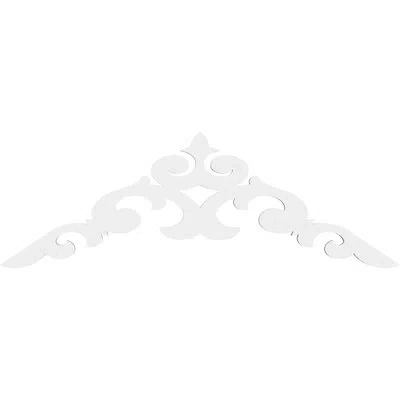 Ekena Millwork Kendall Signature Urethane Gable Pediment, Primed Tan In Primed Tan;primed Tan