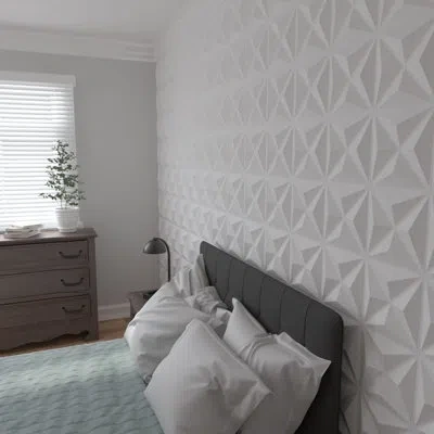 Ekena Millwork Kent Endurawall Decorative 3d Wall Panel In White