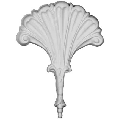 Ekena Millwork Kepler 5 1/2" H X 4" W X 7/8" D Onlay In White