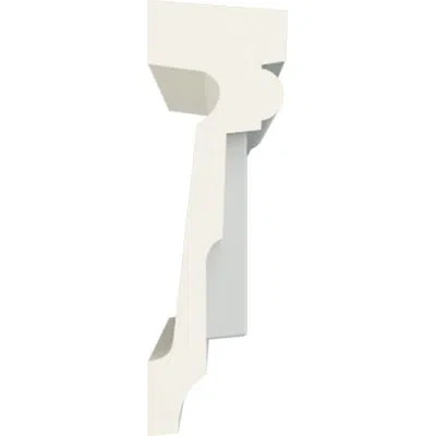 Ekena Millwork Kepler Dentil Bead 3 1/8"h X 96 1/8"w X 1"d Chair Rail In White