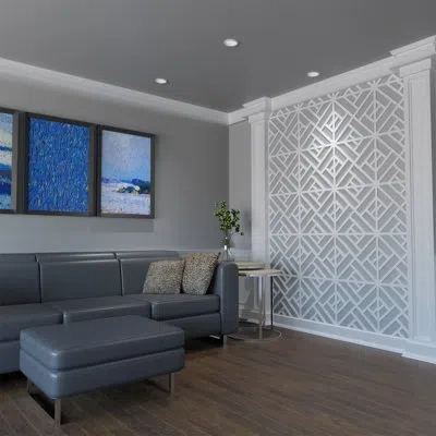 Ekena Millwork Killeen Decorative Fretwork Wall Panels In Mast