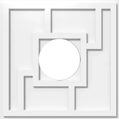 Ekena Millwork Knox Architectural Grade Pvc Contemporary Ceiling Medallion