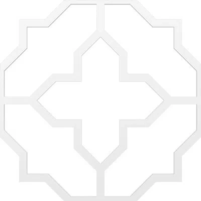 Ekena Millwork Laird Decorative Ceiling Fretwork In White