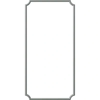 Ekena Millwork Large Classic Panel Moulding Ki In Gray